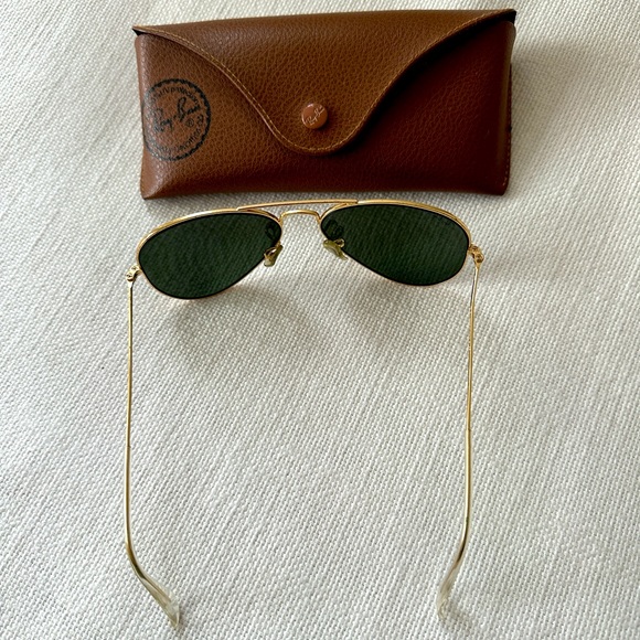 Ray-Ban Classic Aviator Sunglasses in Green Classic - Picture 2 of 7